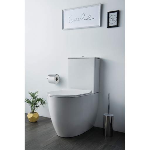Унитаз напольный безободковый с бачком Vitra SENTO 9830B003-7203 с сиденьем Soft Close